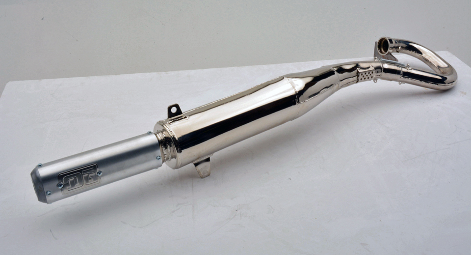 Extreme ATV Pipe with Oval Aluminum Silencer
